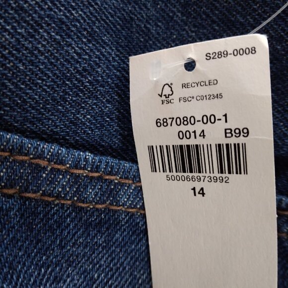 Old Navy | NWT Denim High Rise 5" Inseam Jean Shorts | Size 14 - Picture 5 of 8